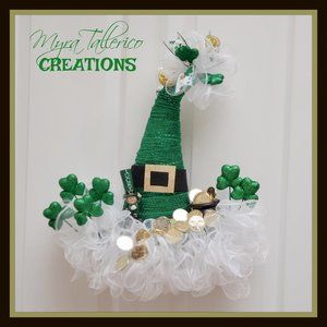 Witch Hat Wreath - St. Patrick's